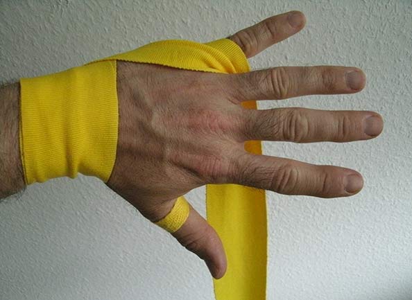 Boxbandagen binden
