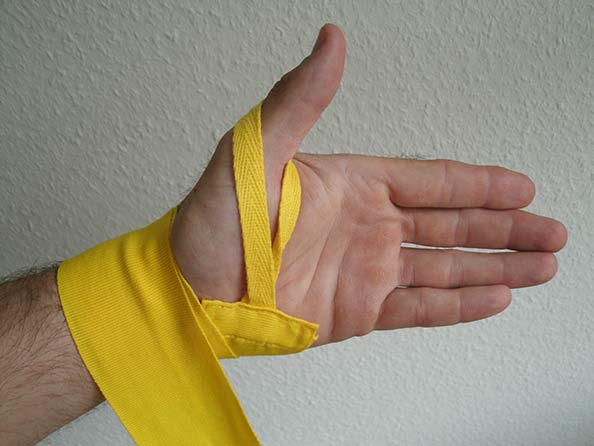 Boxbandagen wickeln