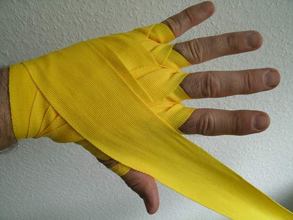 Boxbandagen wickeln